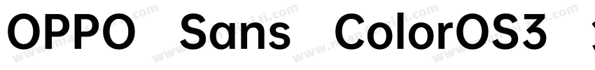 OPPO Sans ColorOS3字体转换